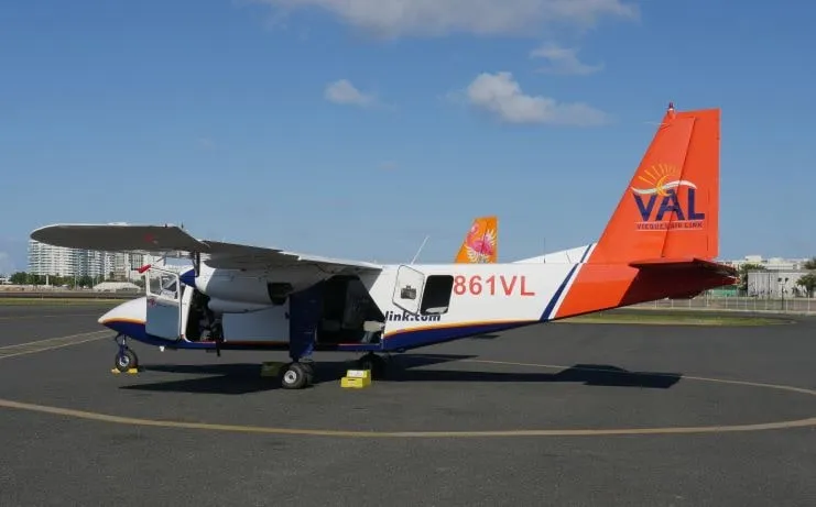 Avión hacia Vieques