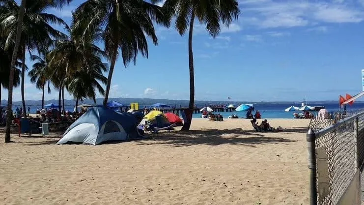 imagen del área de camping