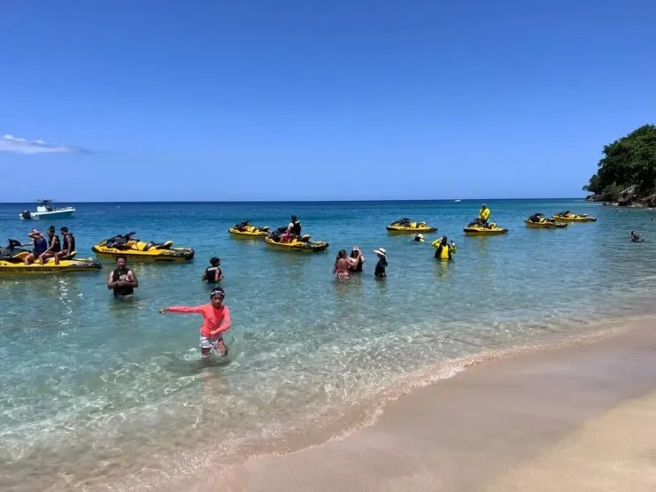 image of people doing jet ski