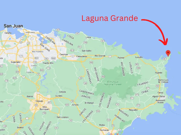 Mapa de Laguna Grande