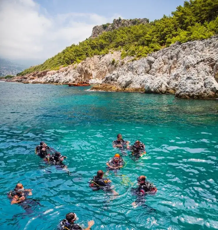 Buceadores en Culebra