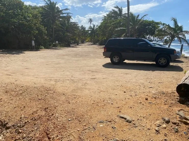El estacionamiento de Surfer’s Beach