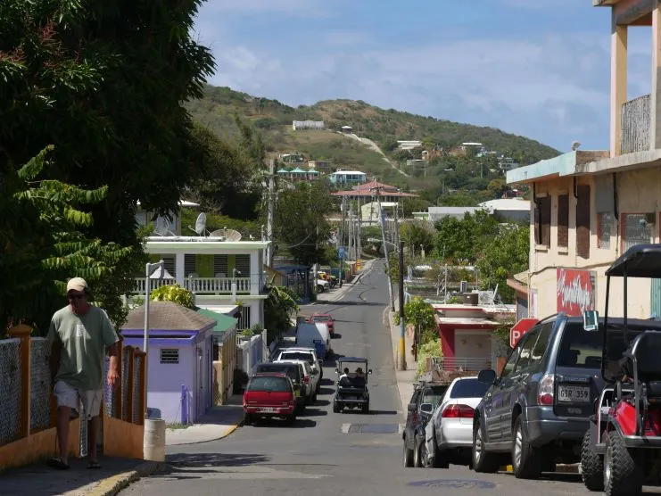 Una calle de Culebra