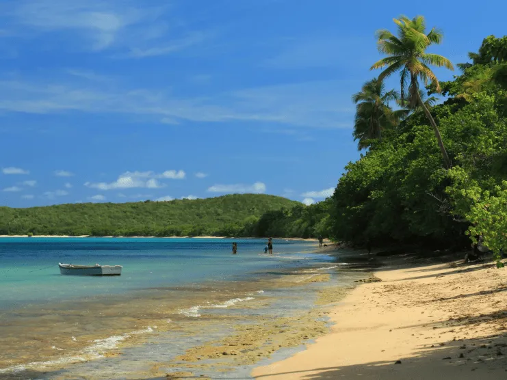playa de las Siete Mares en Fajardo