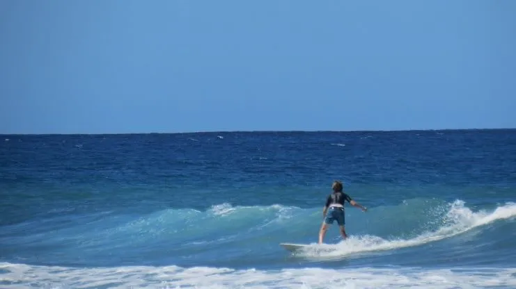 image of a kid surfing at Maria