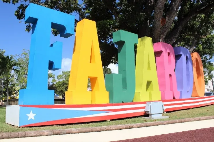 imagen de las letras monumentales de Fajardo
