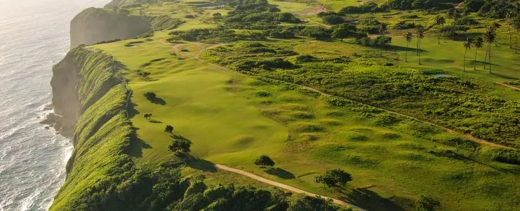 Royal Isabela golf course on the cliffs