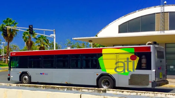 imagen de la guagua metropolitana
