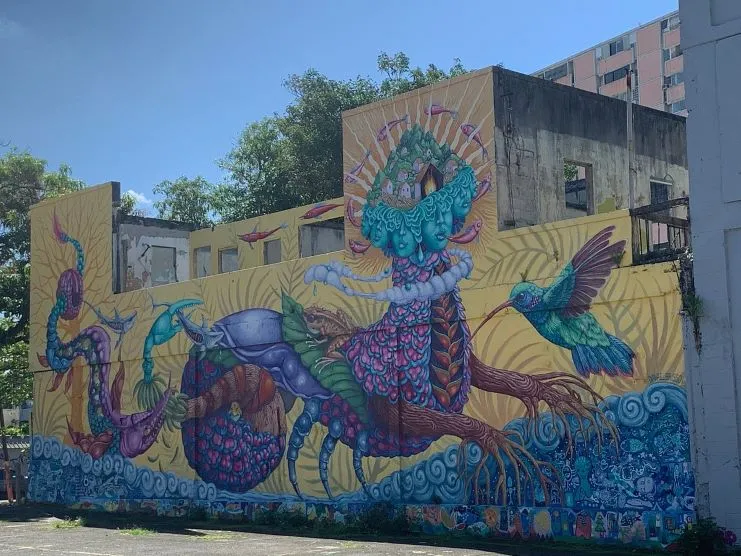image of a mural in Santurce