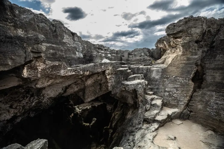 imagen de una vista aérea de Cueva del Indio