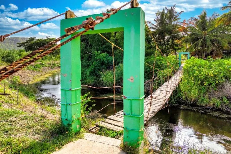 El puente colgante de Fuig