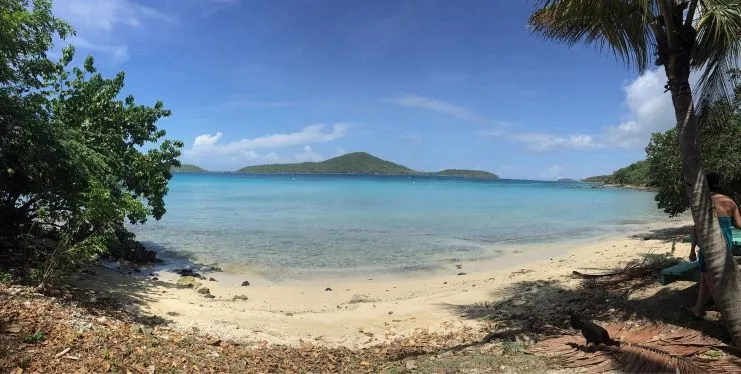 imagen de la playa Melones