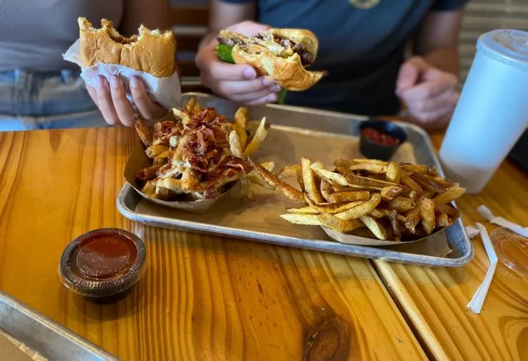 image of the kids enjoying Burger Social