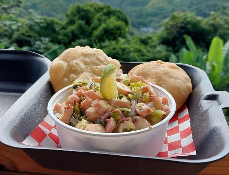 image of the food in El Cerro de Juaco