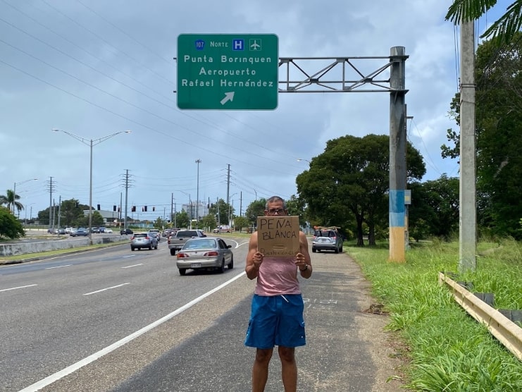 image of road to Punta Borinquen Airport