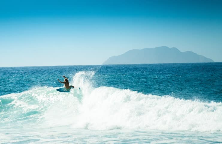 image of person doing surfing