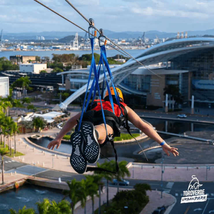 image of Toro Verde Urban Park's zipline