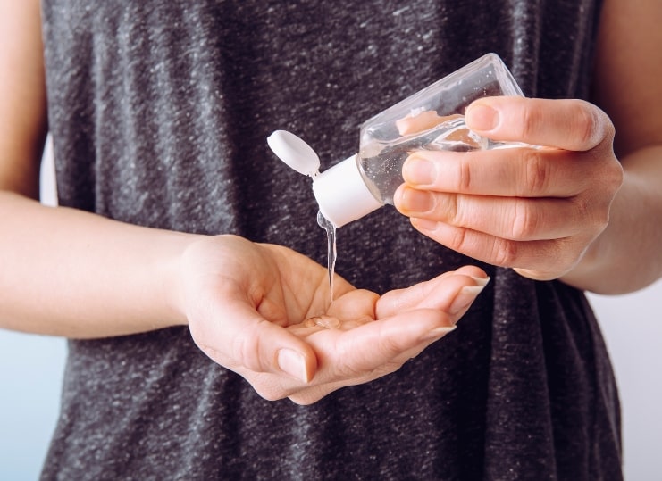 image of a hand sanitizer