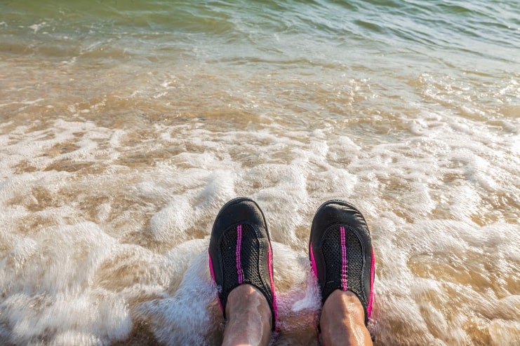 image of a swimming shoes