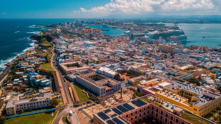 image of an Aerial view of San Juan