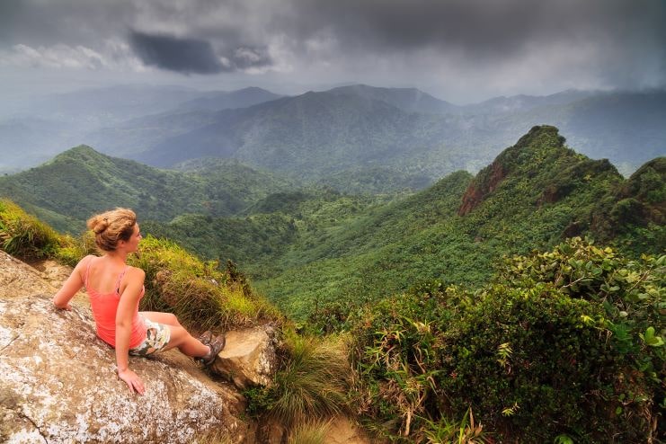 image of a view over El Yunque