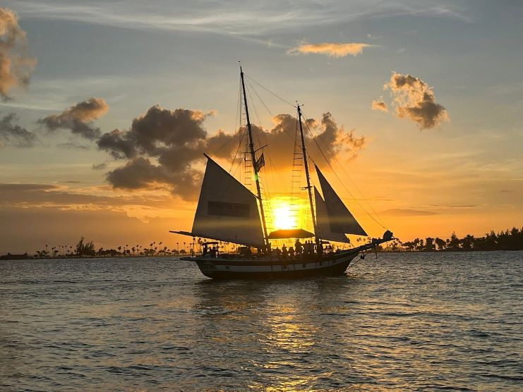 image showing the sunset during a San Juan Harbor / Day Time and Sunset Tour