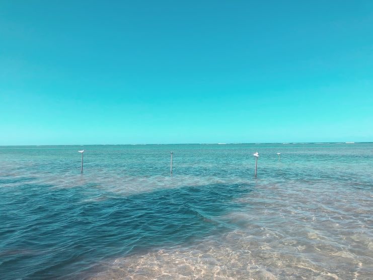 image showing the clear water of Luquillo Beach