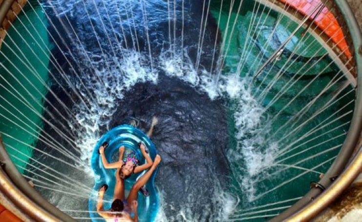 image of the lazy river in the Watermill