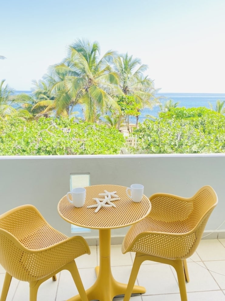 image of balcony with 2 chairs