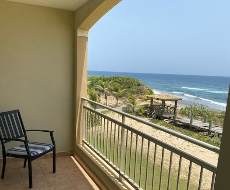 image of balcony with chairs