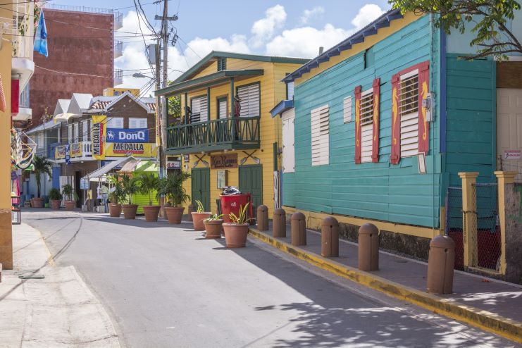 image of a street in Poblado, Boquerón