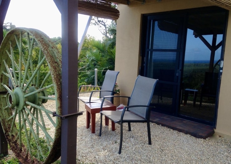 image of terrace with chairs