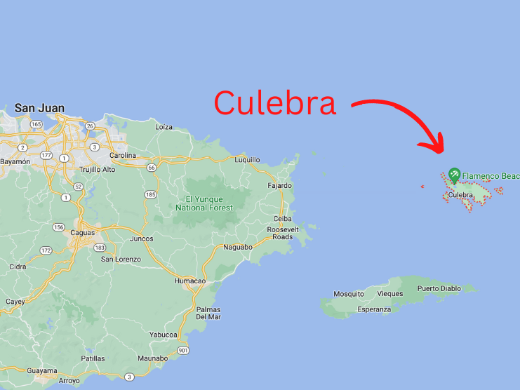 tourist map of culebra puerto rico