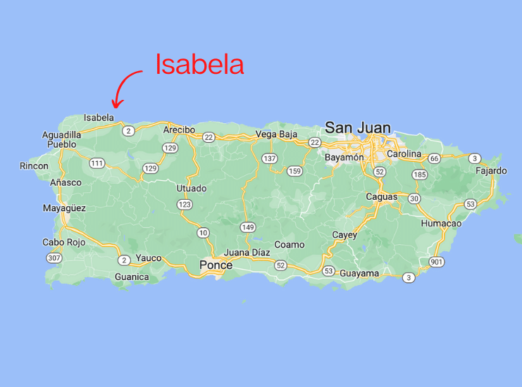 Isabela Map