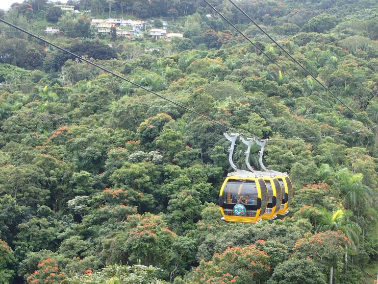 image of the aerial tram at La Marquesa