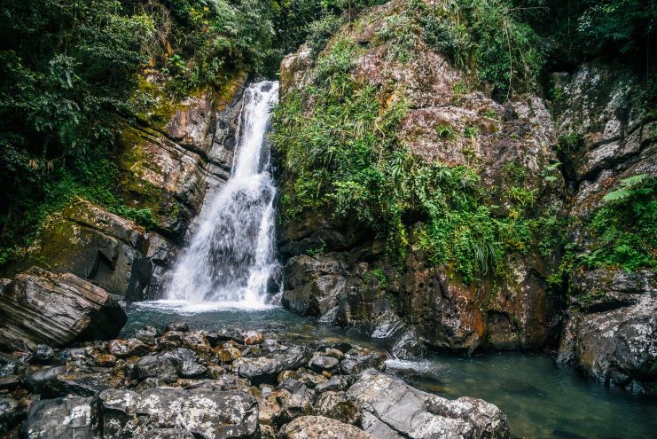 image of La Mina Falls in El Yunque