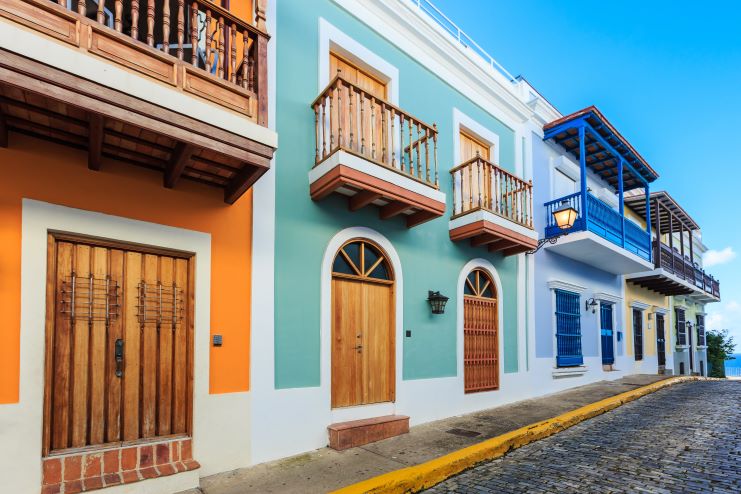 image of a street in Old San Juan, PR