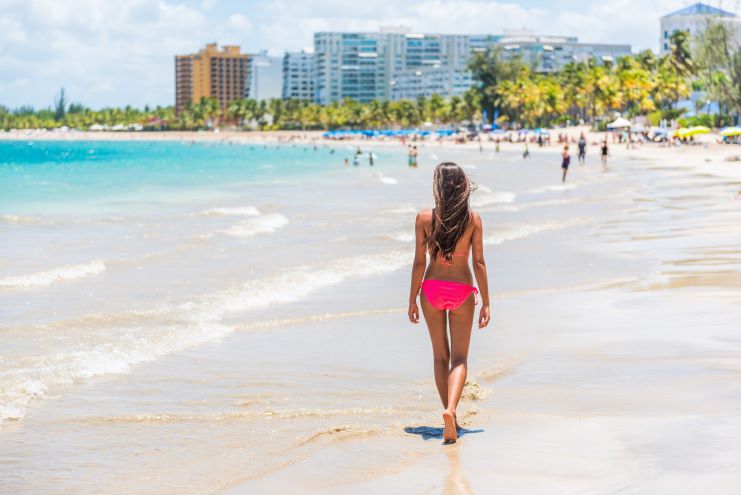 image of a female traveler in Puerto Rico