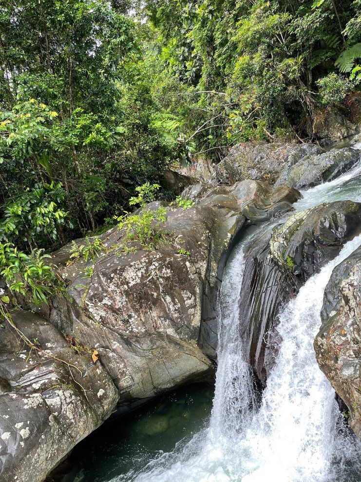 image of a waterfall in El Yunque