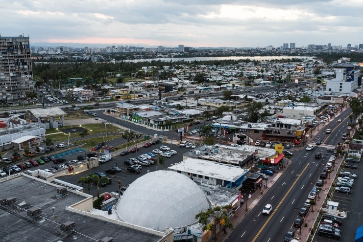 image of aerial view of Isla Verde