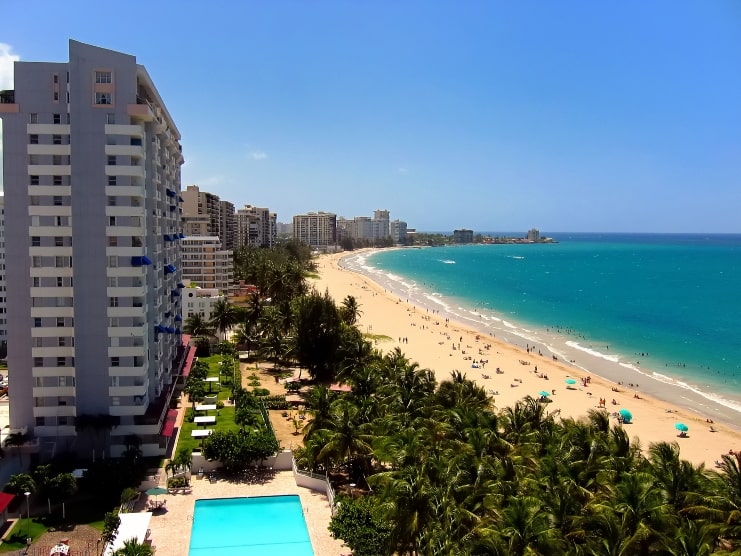 image of Isla Verde Beach in San Juan