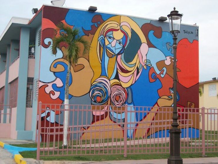 image of mural in Residencial El Dorado