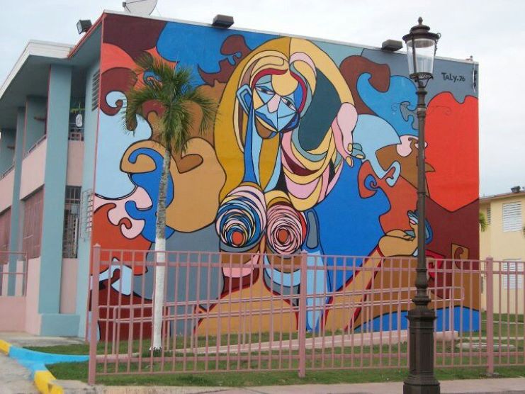 image of mural in Residencial El Dorado