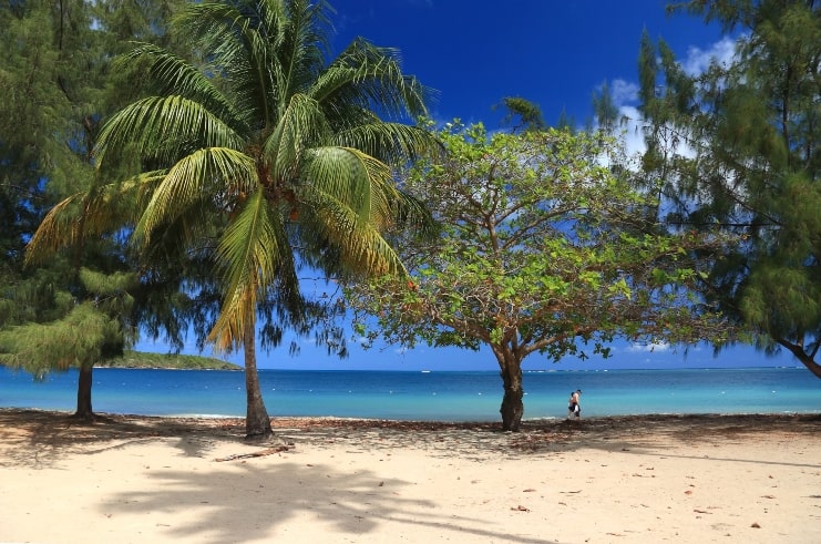 image of resort with older couple