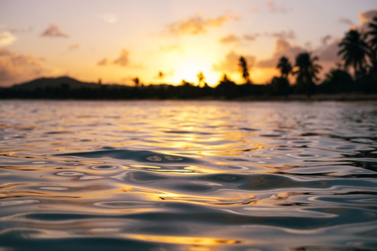 image of the sunset in Vieques