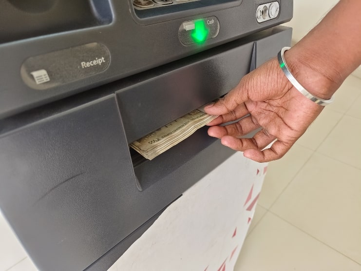 image of ATM Cash withdrawal