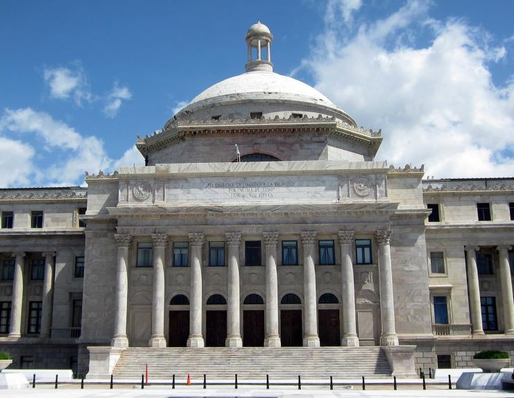 image of Puerto Rico’s Capitol Building from the North