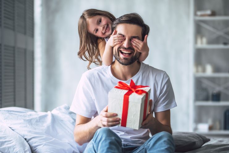 image of a father and daughter