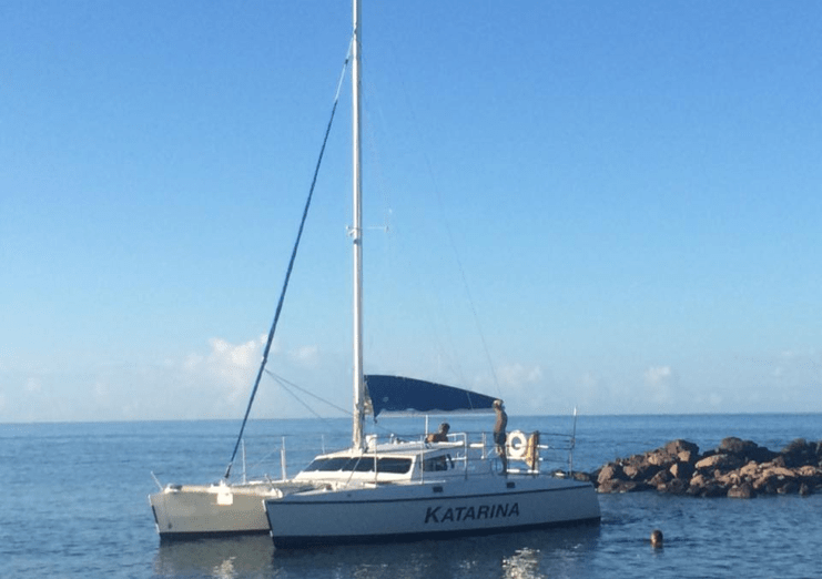 image showing Morning Snorkel Sail with Katarina Catamaran