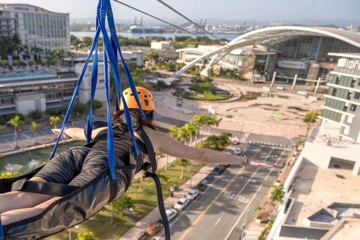 image of a zipline